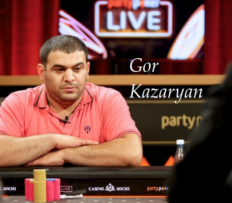 Gor Kazaryan at 2018 partypoker LIVE MILLIONS Russia ME